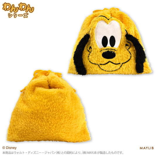 【予約販売】ディズニーわんわん ふわふわ巾着