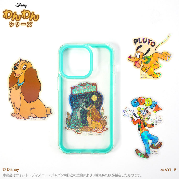 【予約販売】ディズニーわんわん ステッカー(クリア)
