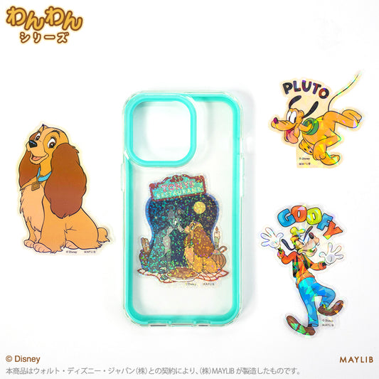 【予約販売】ディズニーわんわん ステッカー(クリア)
