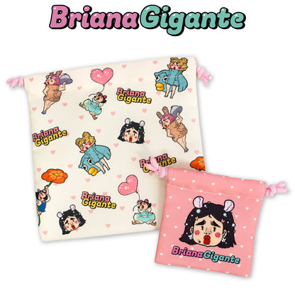 【予約販売】ブリアナ・ギガンテ コラボ 巾着2P
