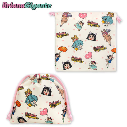 【予約販売】ブリアナ・ギガンテ コラボ 巾着2P