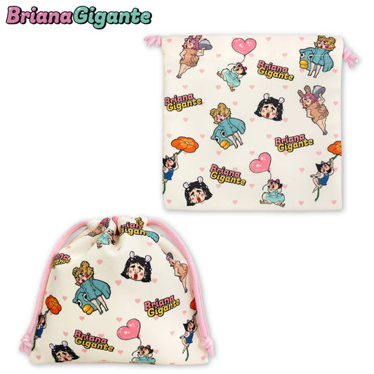 【予約販売】ブリアナ・ギガンテ コラボ 巾着2P