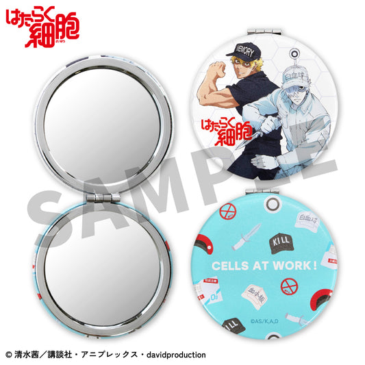 【予約販売】はたらく細胞 コラボ コンパクトミラー