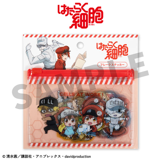【予約販売】はたらく細胞 コラボ フレークステッカー