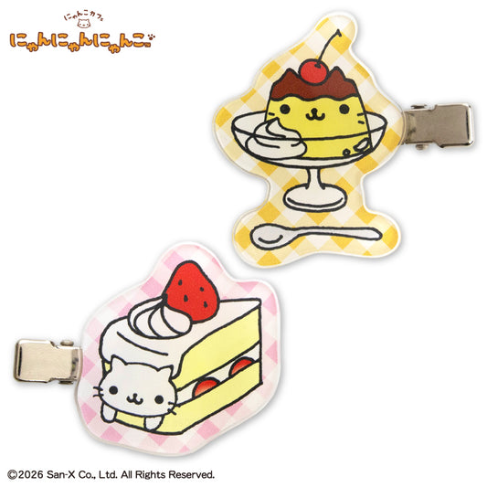 【予約販売】にゃんにゃんにゃんこ コラボ アクリル前髪クリップ