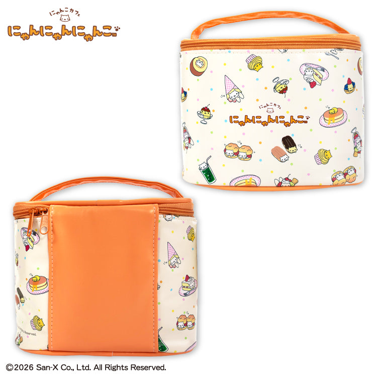 二次予約】にゃんにゃんにゃんこ コラボ バニティポーチ – サンキュー