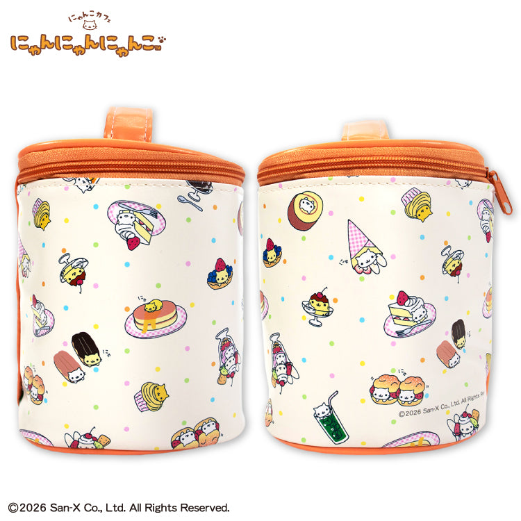 二次予約】にゃんにゃんにゃんこ コラボ バニティポーチ – サンキュー