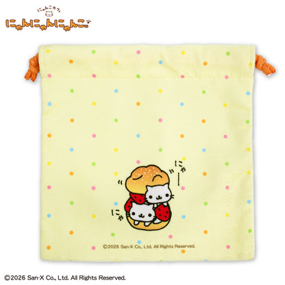 【予約販売】にゃんにゃんにゃんこ コラボ 巾着(M)