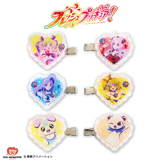 【予約販売】フレッシュプリキュア！ コラボ アクリル前髪クリップ