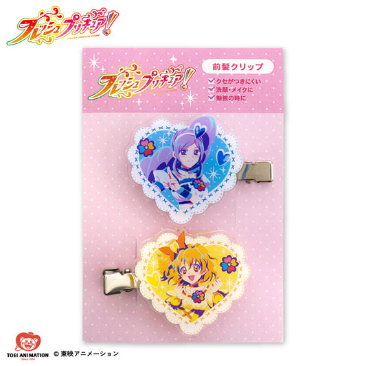【予約販売】フレッシュプリキュア！ コラボ アクリル前髪クリップ