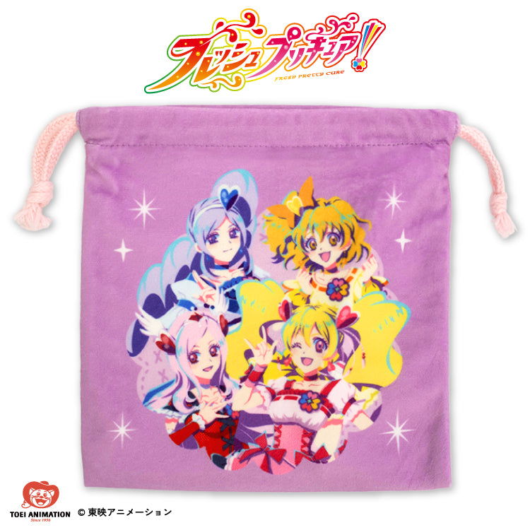 【予約販売】フレッシュプリキュア！ コラボ 巾着(M)