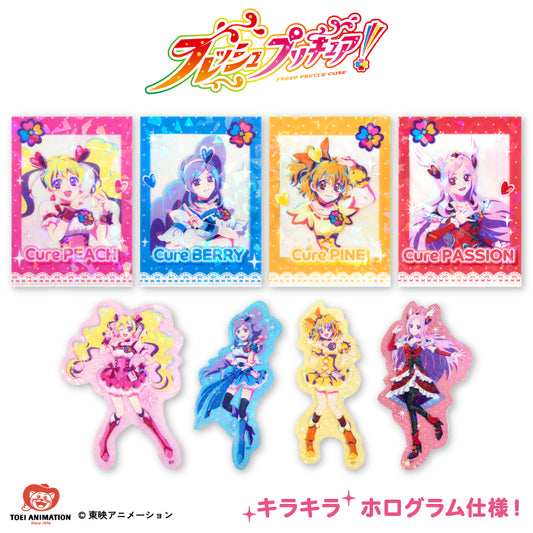 【予約販売】フレッシュプリキュア！ コラボ ランダムステッカー(クリア)
