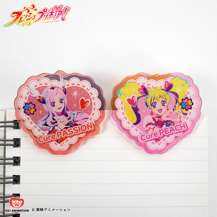 【予約販売】フレッシュプリキュア！ コラボ アクリルクリップ2P
