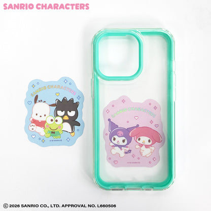 サンリオキャラクターズ ステッカー(クリア) happy friendships