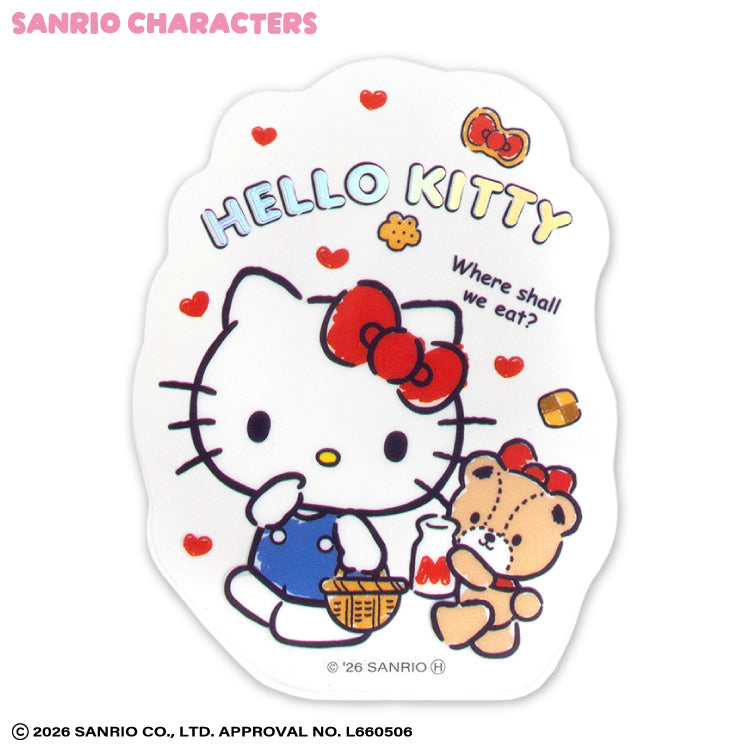 サンリオキャラクターズ ステッカー(クリア) happy friendships