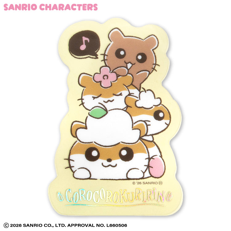 サンリオキャラクターズ ステッカー(クリア) happy friendships