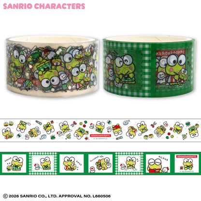 サンリオキャラクターズ クリアロールテープ2P