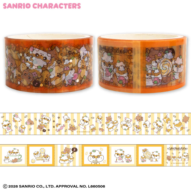 サンリオキャラクターズ クリアロールテープ2P