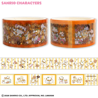 サンリオキャラクターズ クリアロールテープ2P