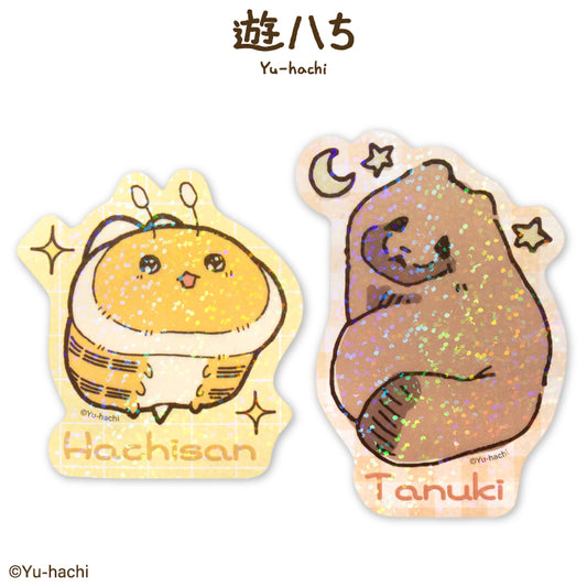 遊ハち コラボ ステッカー(クリア)