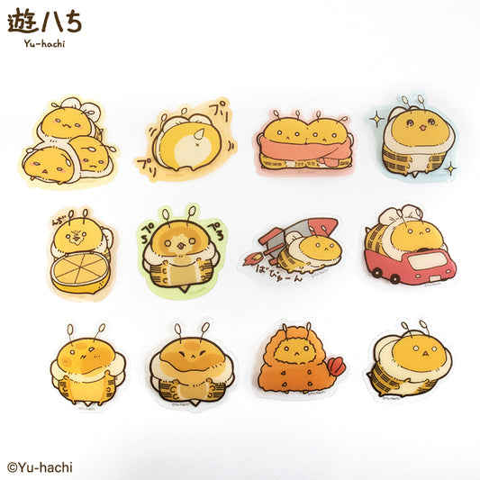 遊ハち コラボ フレークステッカー