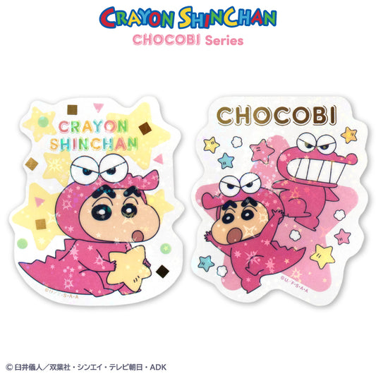 【予約販売】クレヨンしんちゃん チョコビシリーズ コラボ ステッカー(クリア)