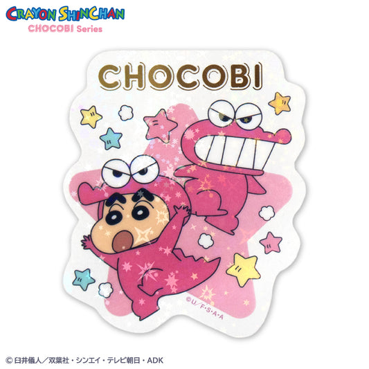 【予約販売】クレヨンしんちゃん チョコビシリーズ コラボ ステッカー(クリア)
