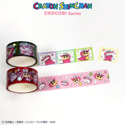 【予約販売】クレヨンしんちゃん チョコビシリーズ コラボ クリアロールテープ2P