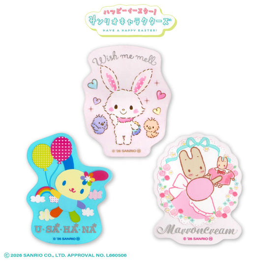 【予約販売】サンリオキャラクターズ ハッピーイースター！ ステッカー(クリア)