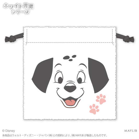 【予約販売】ディズニーホワイト界隈 ふわふわ巾着