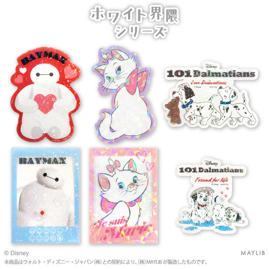 【予約販売】ディズニーホワイト界隈 ステッカー(クリア)