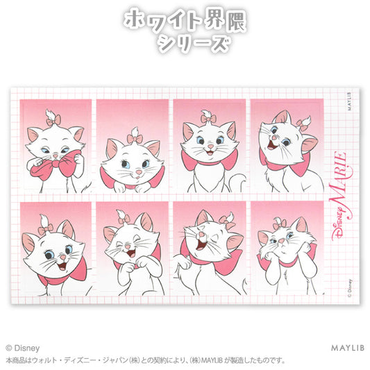 【予約販売】ディズニーホワイト界隈 証明写真風ステッカー ディズニー マリー