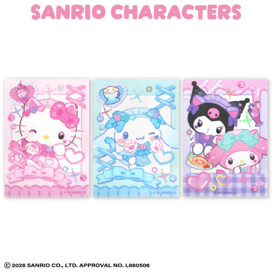 サンリオキャラクターズ ステッカー(クリア) ねこみみメイドカフェ