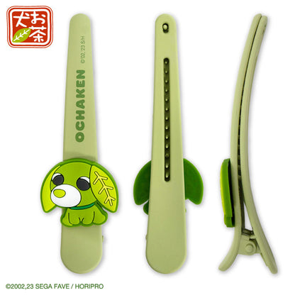 お茶犬 コラボ ロングヘアクリップ