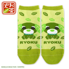 【予約販売】お茶犬 コラボ アンクルソックス