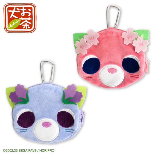 【予約販売】お茶犬 コラボ ダイカットポーチ