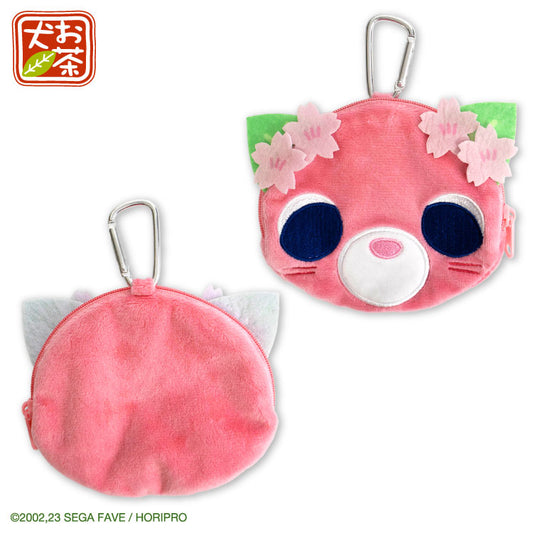 【予約販売】お茶犬 コラボ ダイカットポーチ