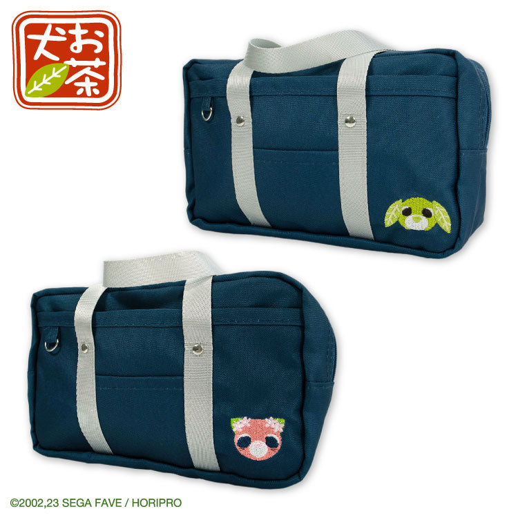 【予約販売】お茶犬 コラボ スクバポーチ