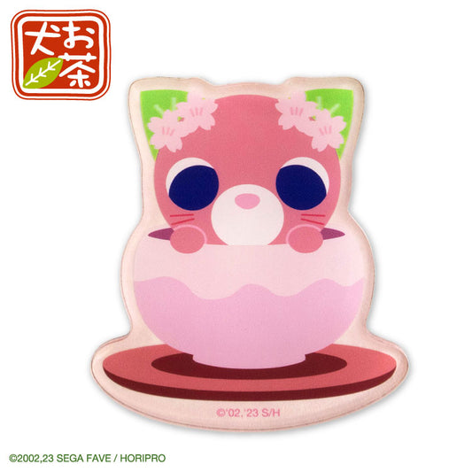 【予約販売】お茶犬 コラボ ランダムステッカー(アクリル)