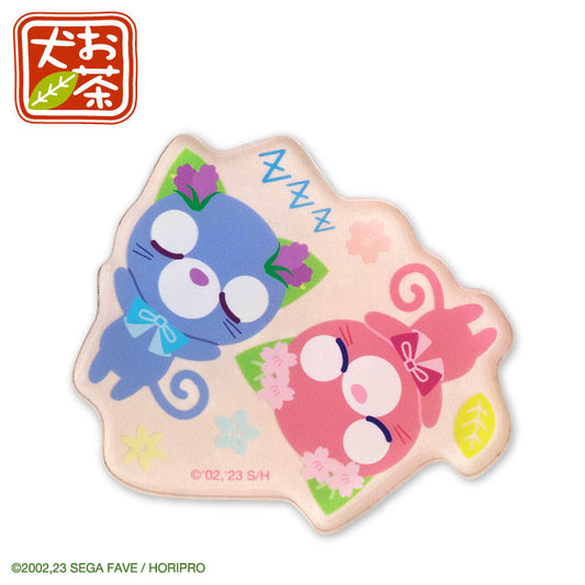 【予約販売】お茶犬 コラボ ランダムステッカー(アクリル)