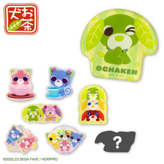 【予約販売】お茶犬 コラボ ランダムステッカー(アクリル)