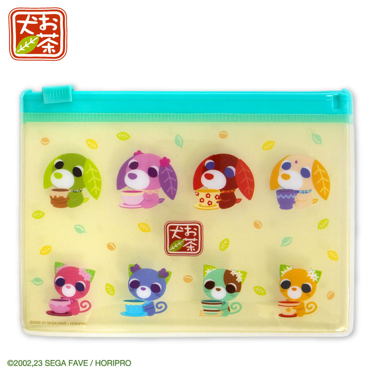 【予約販売】お茶犬 コラボ フレークステッカー