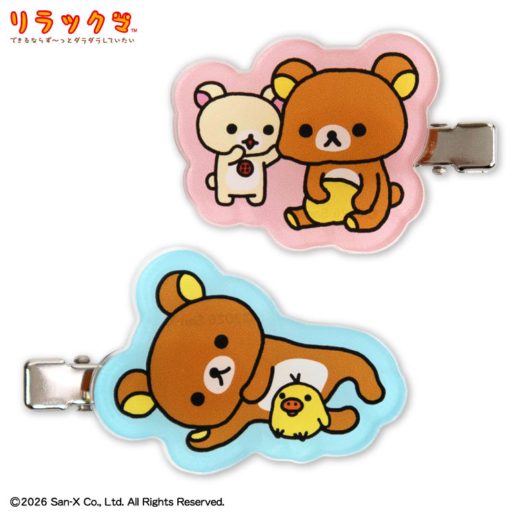 【予約販売】リラックマ コラボ アクリル前髪クリップ