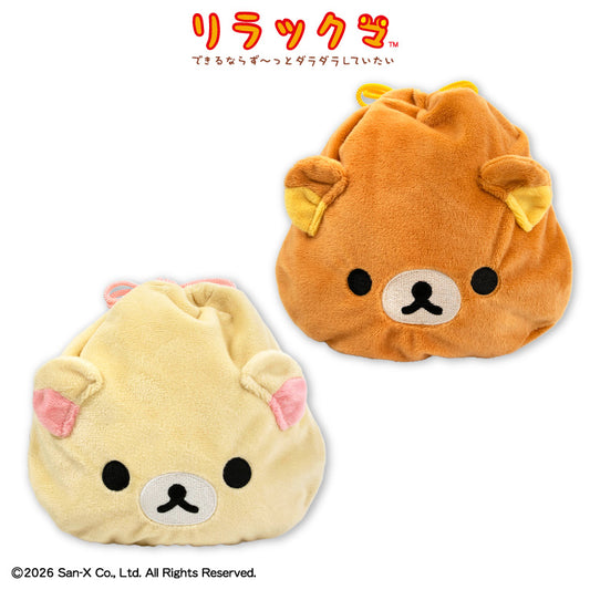 【予約販売】リラックマ コラボ ふわふわ巾着
