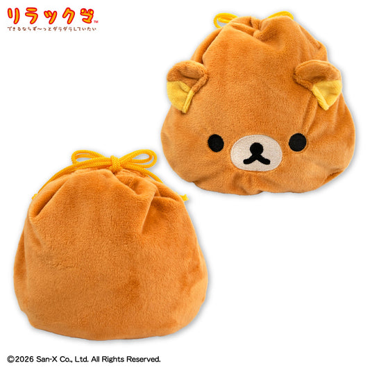【予約販売】リラックマ コラボ ふわふわ巾着
