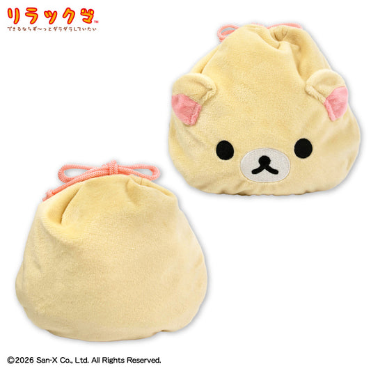 【予約販売】リラックマ コラボ ふわふわ巾着