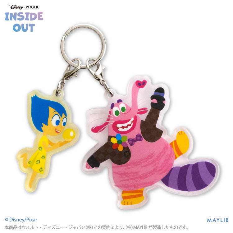 キャラクターアート キーホルダー 2個セット インサイド・ヘッド/2連アクリルキーホルダー – サンキューマート
