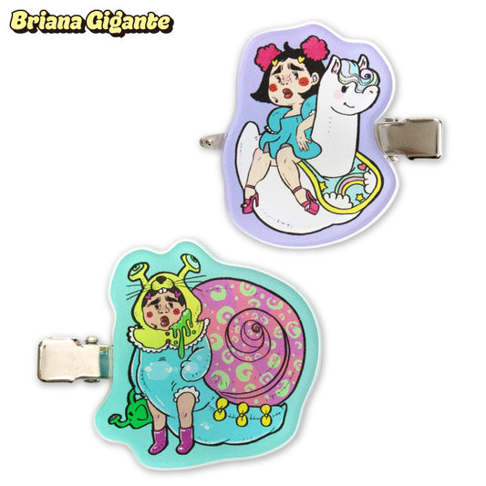 【予約販売】ブリアナ・ギガンテ コラボ アクリル前髪クリップ