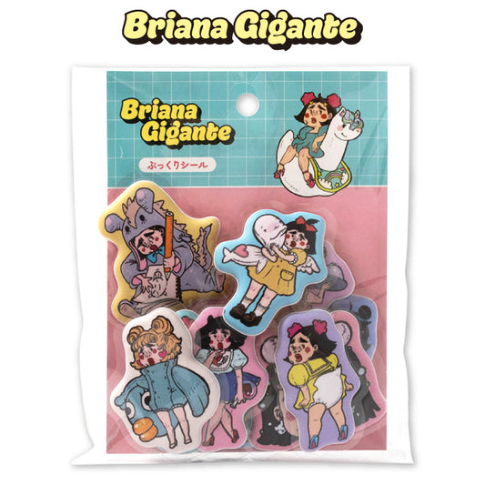 【予約販売】ブリアナ・ギガンテ コラボ ぷっくりシール