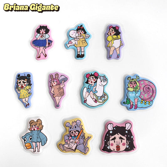 【予約販売】ブリアナ・ギガンテ コラボ ぷっくりシール